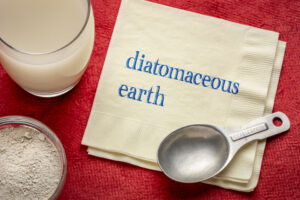 Diatomaceous earth, a known all natural pest repellent.